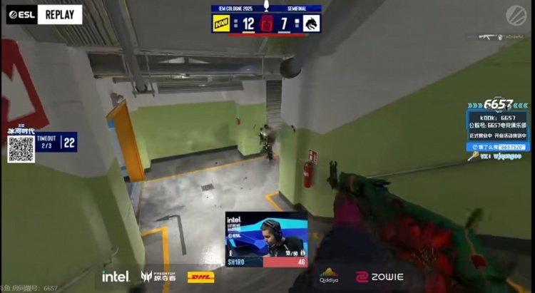 🎮还是上半场拿分拿多了！makazze不怯场四杀收尾 NAVI扳平比分