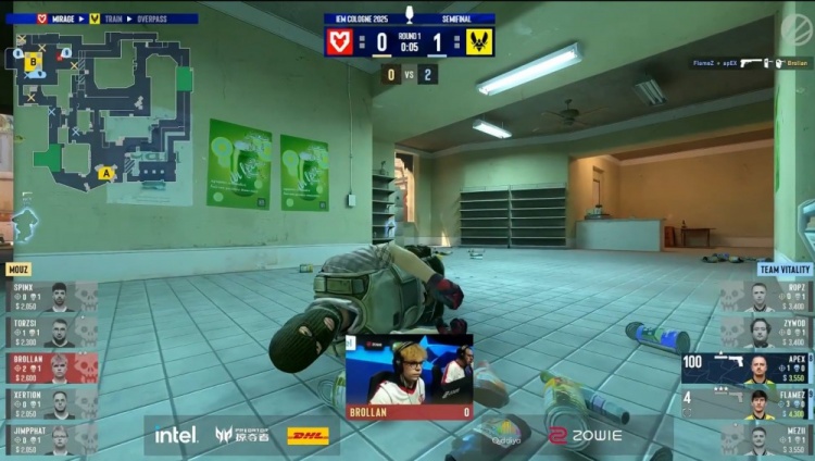 🎮就在今天？xertion火力全开 ropz5杀难救小蜜蜂 MOUZ拿下选图