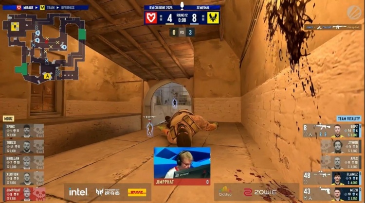 🎮就在今天？xertion火力全开 ropz5杀难救小蜜蜂 MOUZ拿下选图