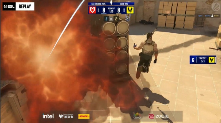 🎮就在今天？xertion火力全开 ropz5杀难救小蜜蜂 MOUZ拿下选图
