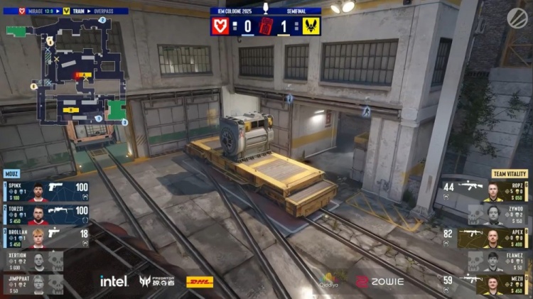 🎮就在今天！MOUZ逆天二打五 手撕"蜂一儿"名牌 掀翻VIT进决赛