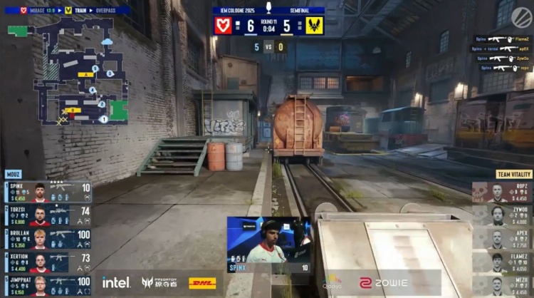 🎮就在今天！MOUZ逆天二打五 手撕"蜂一儿"名牌 掀翻VIT进决赛