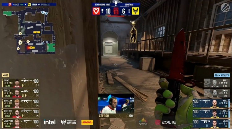 🎮就在今天！MOUZ逆天二打五 手撕"蜂一儿"名牌 掀翻VIT进决赛