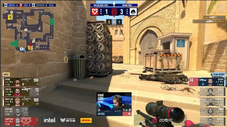 🎮吃顿饺子！Chopper迷城爆轰五杀 Spirit轻松拿下MOUZ选图