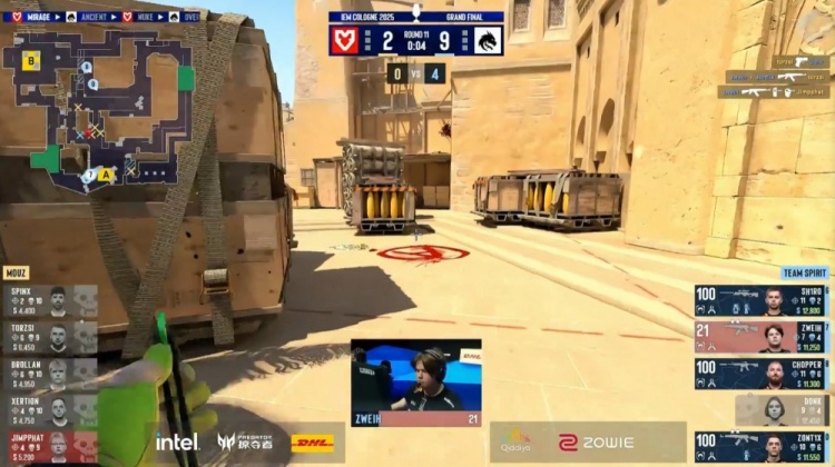🎮吃顿饺子！Chopper迷城爆轰五杀 Spirit轻松拿下MOUZ选图