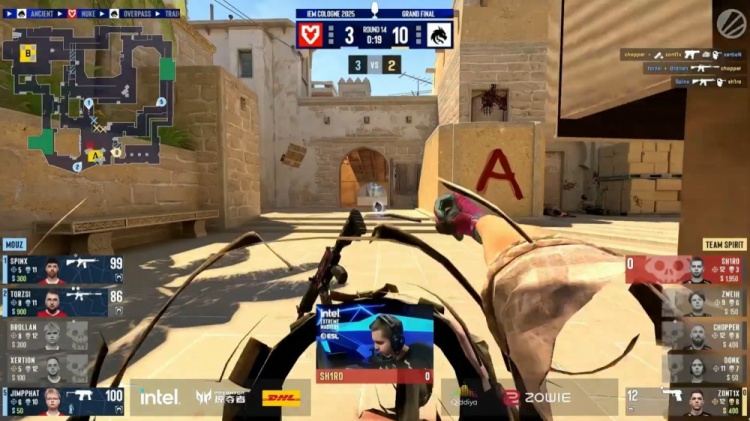 🎮吃顿饺子！Chopper迷城爆轰五杀 Spirit轻松拿下MOUZ选图
