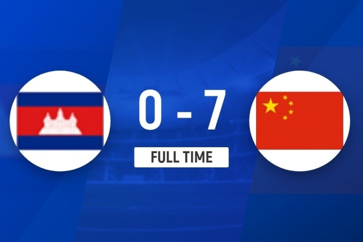 U20亚洲杯资格赛-女足7-0柬埔寨 卢家玉、张怡倩双响王爱芳神仙球
