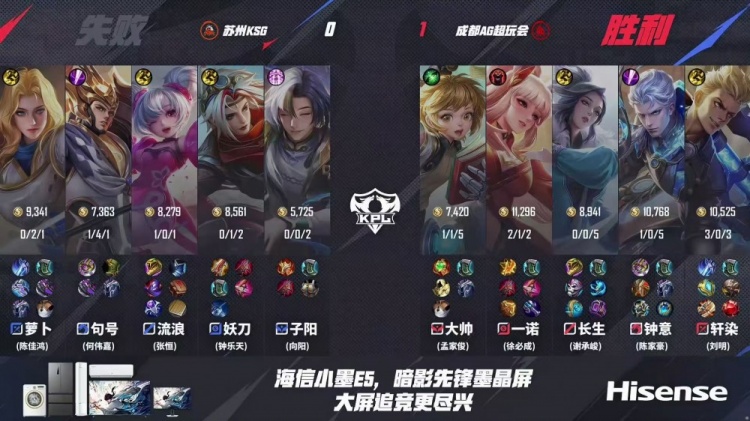 🎮大魔王再现恐怖统治力！AG火力全开完美零封KSG AG 3-0 KSG