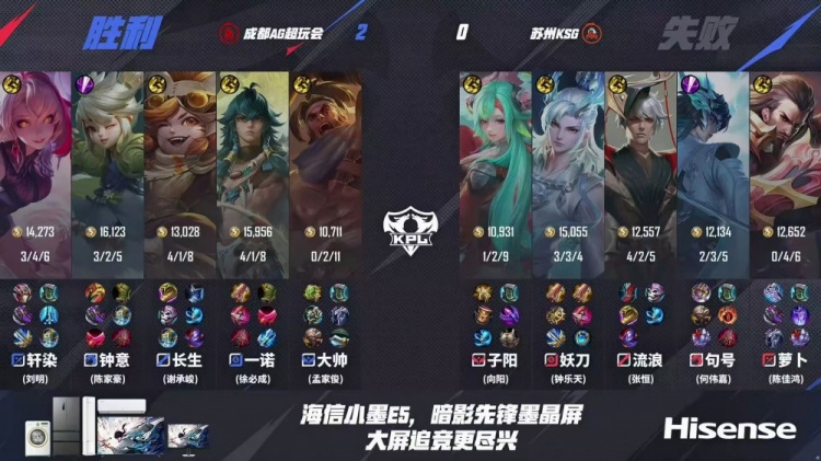 🎮大魔王再现恐怖统治力！AG火力全开完美零封KSG AG 3-0 KSG