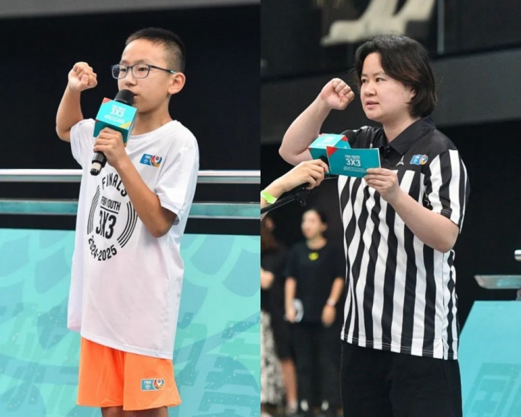 [三人篮球]小将无畏，三人即燃 2024-25国际篮联少年三人篮球总决赛在沪开幕(图6)