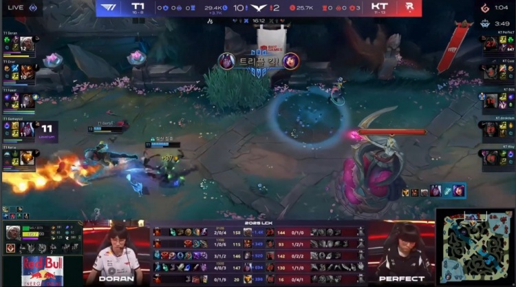 🎮喜欢抓Faker？KT付出5人代价兵败如山倒 多兰游龙 T1赢首局