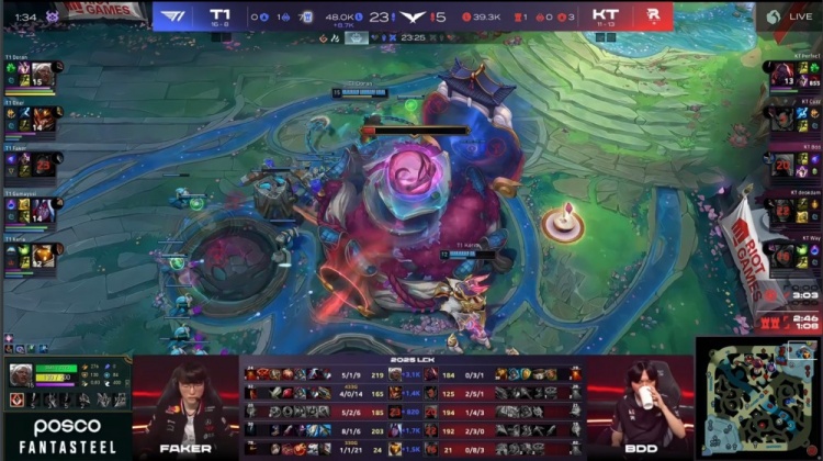 🎮喜欢抓Faker？KT付出5人代价兵败如山倒 多兰游龙 T1赢首局
