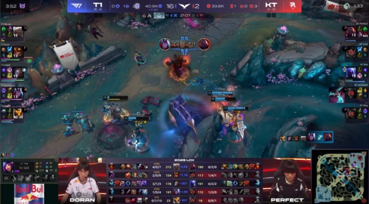 🎮喜欢抓Faker？KT付出5人代价兵败如山倒 多兰游龙 T1赢首局
