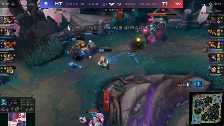 🎮多兰越抓越肥 Way超鬼0-11 KT一泻千里遭横扫 极速充满T1电量