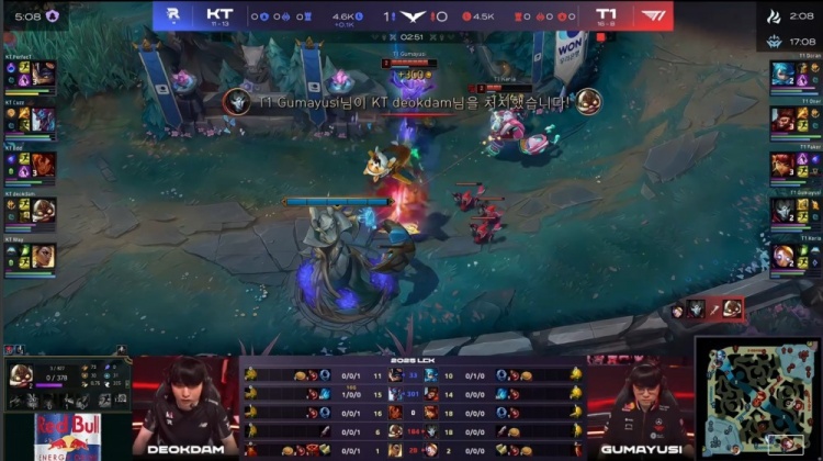 🎮多兰越抓越肥 Way超鬼0-11 KT一泻千里遭横扫 极速充满T1电量