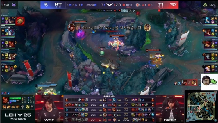 🎮多兰越抓越肥 Way超鬼0-11 KT一泻千里遭横扫 极速充满T1电量