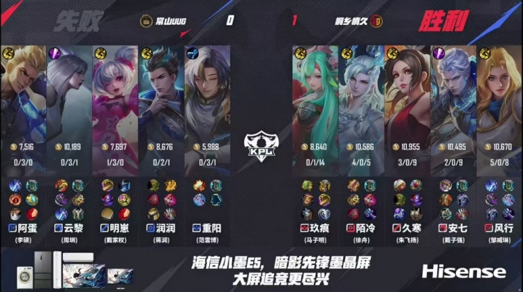 🎮情久零封UUG挺进季后赛并终结UUG季后赛希望 情久 3-0 UUG