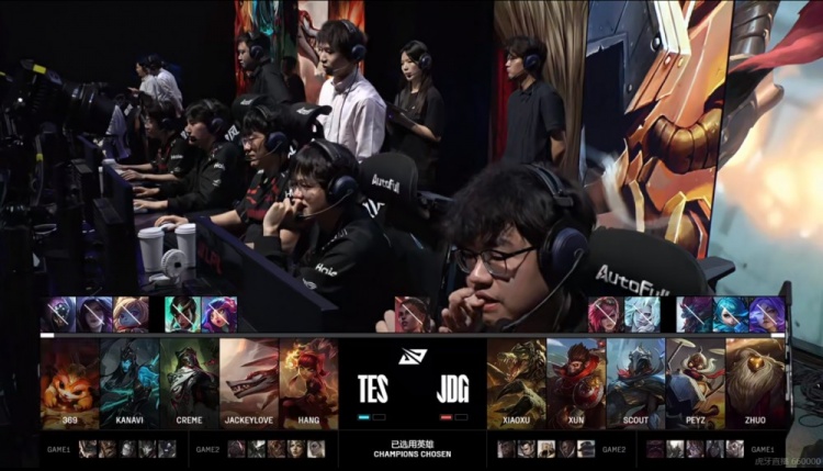 🎮一波死亡！369纳尔修炼成功Scout维克托0-1收尾 TES击败JDG