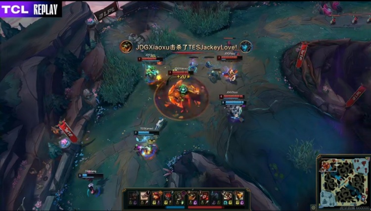 🎮一波死亡！369纳尔修炼成功Scout维克托0-1收尾 TES击败JDG