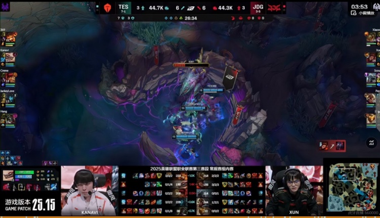 🎮一波死亡！369纳尔修炼成功Scout维克托0-1收尾 TES击败JDG