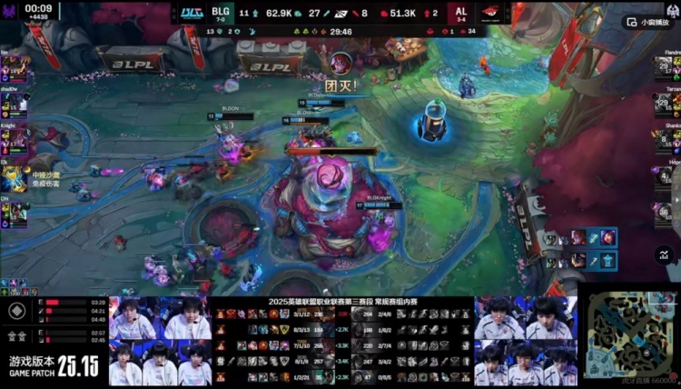 🎮这BP完爆！shad0w巨魔巨棒掌强权ON卡尔玛肆无忌惮 BLG赢首局