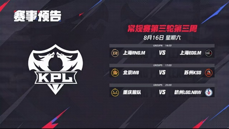🎮KPL赛报：UUG 3-0 JDG收官夏季赛 狼队 3-0 TTG力争胜者组
