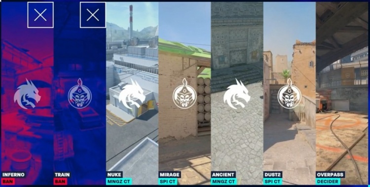 🎮经典白忙活！donk专武在手爆轰全场 Spirit图一Nuke拿下蒙古
