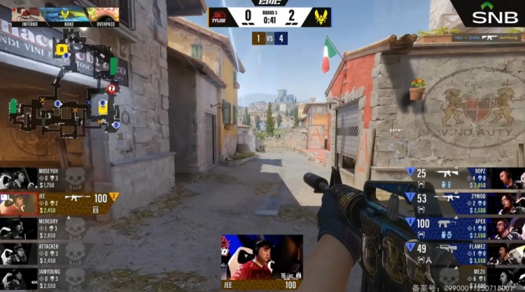 🎮差距太大！小鞠哑火 Zywoo大狙狂轰 天禄小镇遭VIT暴打输图一