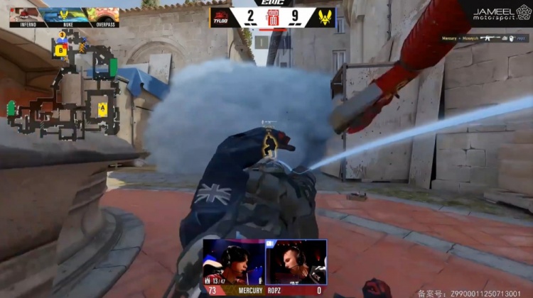 🎮差距太大！小鞠哑火 Zywoo大狙狂轰 天禄小镇遭VIT暴打输图一