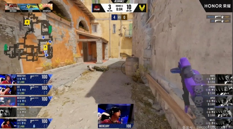 🎮差距太大！小鞠哑火 Zywoo大狙狂轰 天禄小镇遭VIT暴打输图一