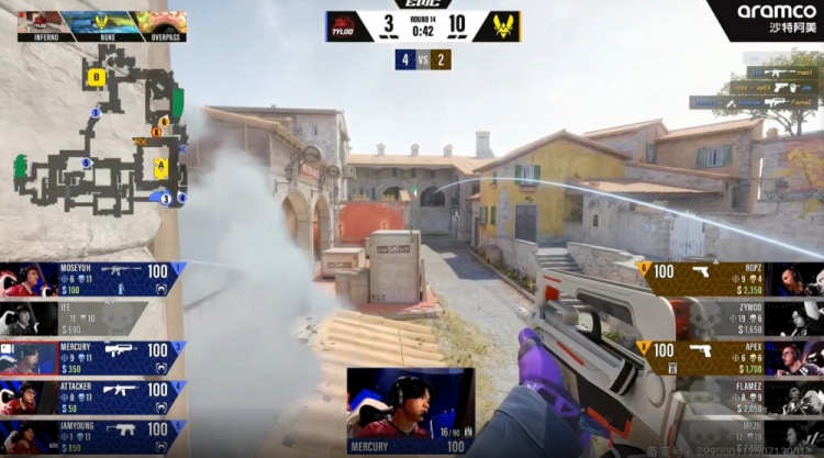 🎮差距太大！小鞠哑火 Zywoo大狙狂轰 天禄小镇遭VIT暴打输图一