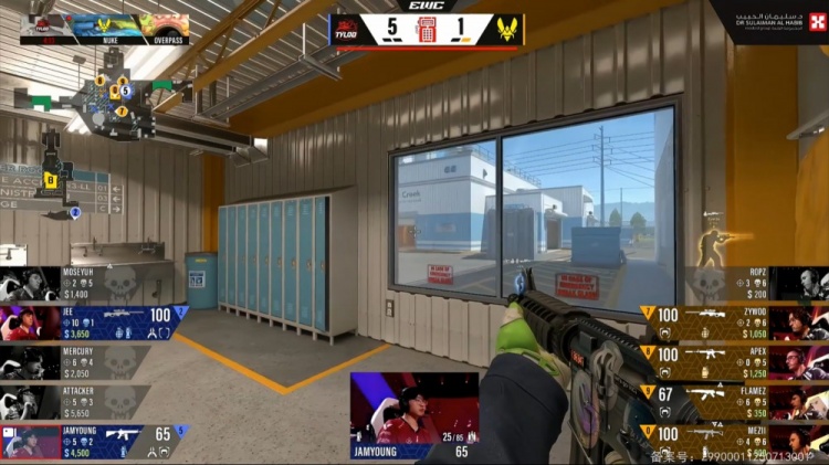 🎮蝴蝶难越沧海！Jee19杀燃尽 Tyloo遭小蜜蜂横扫告别利雅得