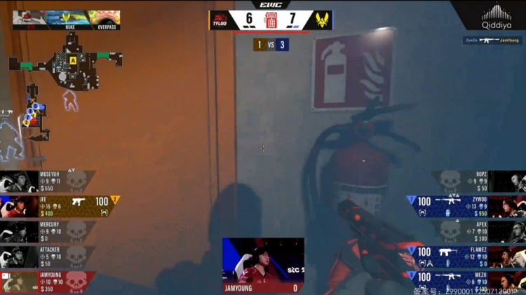 🎮蝴蝶难越沧海！Jee19杀燃尽 Tyloo遭小蜜蜂横扫告别利雅得