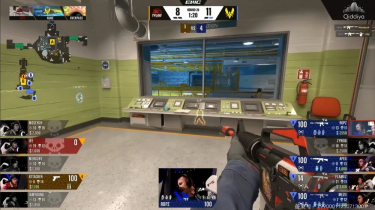🎮蝴蝶难越沧海！Jee19杀燃尽 Tyloo遭小蜜蜂横扫告别利雅得
