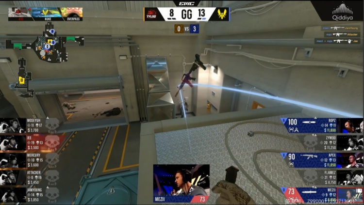 🎮蝴蝶难越沧海！Jee19杀燃尽 Tyloo遭小蜜蜂横扫告别利雅得