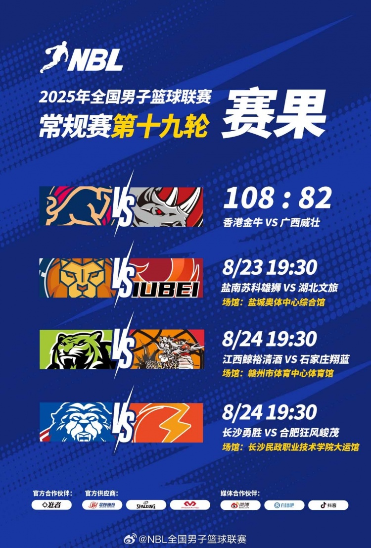 [精彩资讯]NBL战报-香港金牛大胜广西威壮 本季主场全胜 厄特尔二世21+7(图1)