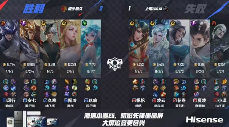 🎮又见巅峰对决！情久拿下EDG成功打破队史 情久 4-3 EDG