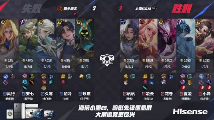 🎮又见巅峰对决！情久拿下EDG成功打破队史 情久 4-3 EDG
