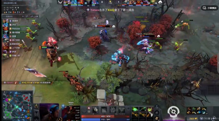🎮疯狂杀戮！XinQ白牛单防Yatoro斯温 Ame不死炼金带队先拿一分