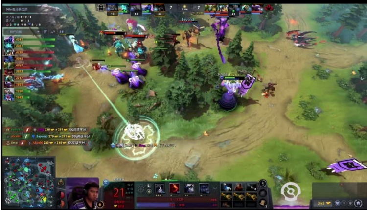 🎮Ti14：先知被怼不用怕 小牛夜魔反手入场0换5 YB先赢一局