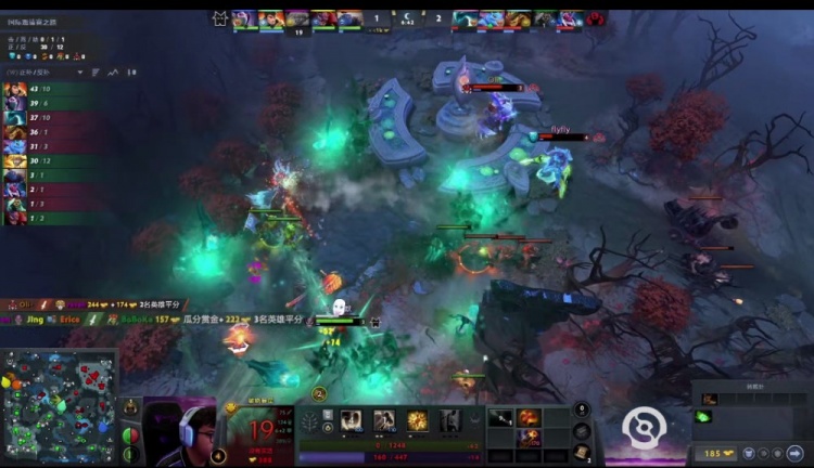 🎮Ti14：水人帕克秀起来 佯打肉山诱敌反打破三路 YB进1-1组