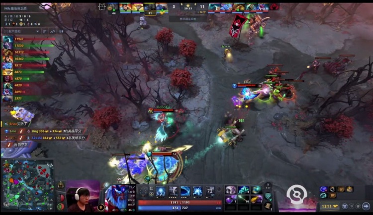 🎮Ti14：水人帕克秀起来 佯打肉山诱敌反打破三路 YB进1-1组