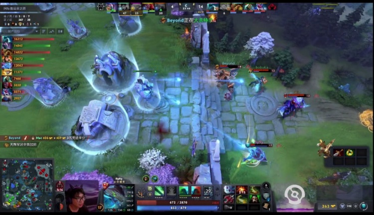 🎮Ti14：水人帕克秀起来 佯打肉山诱敌反打破三路 YB进1-1组