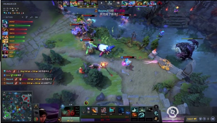 🎮Ti14：水人帕克秀起来 佯打肉山诱敌反打破三路 YB进1-1组