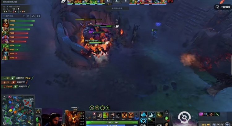🎮永远的安全带！Ghost后期连续白给 YB落后2W翻盘Nigma
