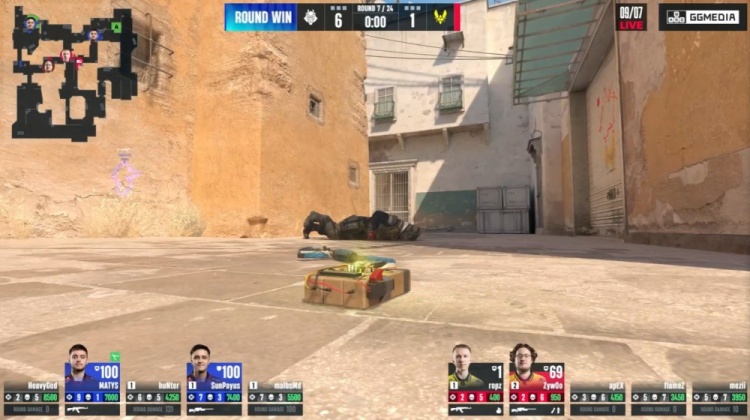 🎮0-6开局Zywoo轰ACE 难救半场2分小蜜蜂 G2以13-3暴打赢图一
