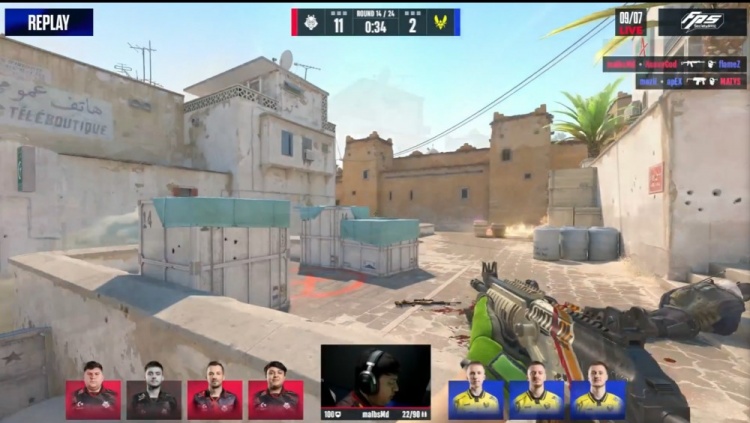🎮0-6开局Zywoo轰ACE 难救半场2分小蜜蜂 G2以13-3暴打赢图一