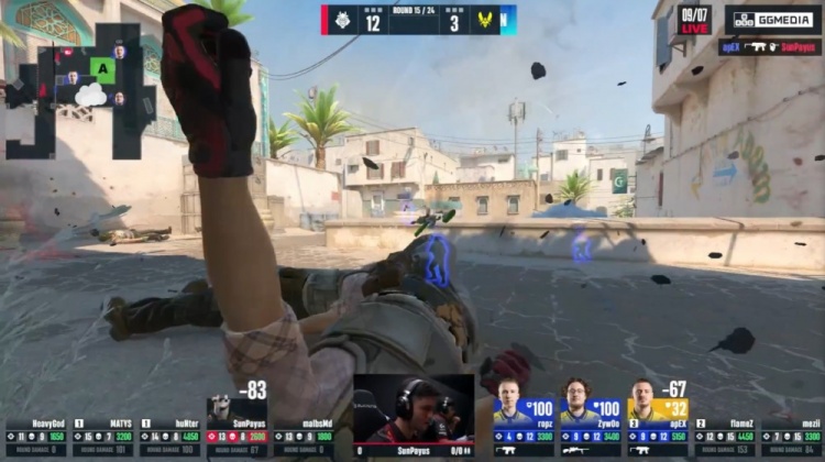 🎮0-6开局Zywoo轰ACE 难救半场2分小蜜蜂 G2以13-3暴打赢图一
