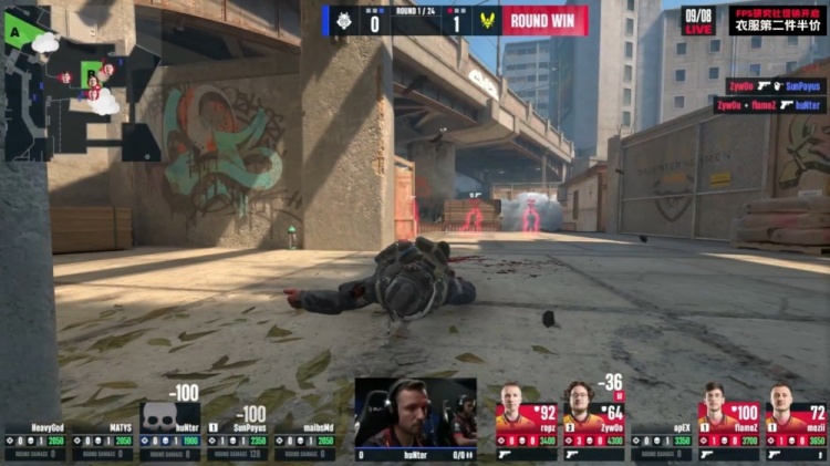 🎮G2死亡游乐园晕头转向 下半场0分 小蜜蜂赢下图三拿赛点