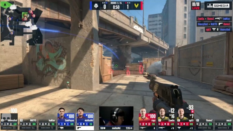 🎮G2死亡游乐园晕头转向 下半场0分 小蜜蜂赢下图三拿赛点